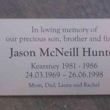 HUNTER Jason McNeill 1969-1998