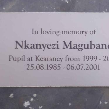 MAGUBANE Nkanyezi 1985-2001