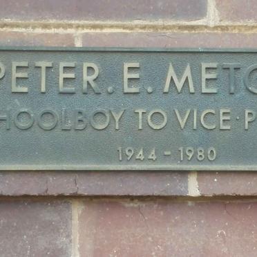 METCALF Peter E.