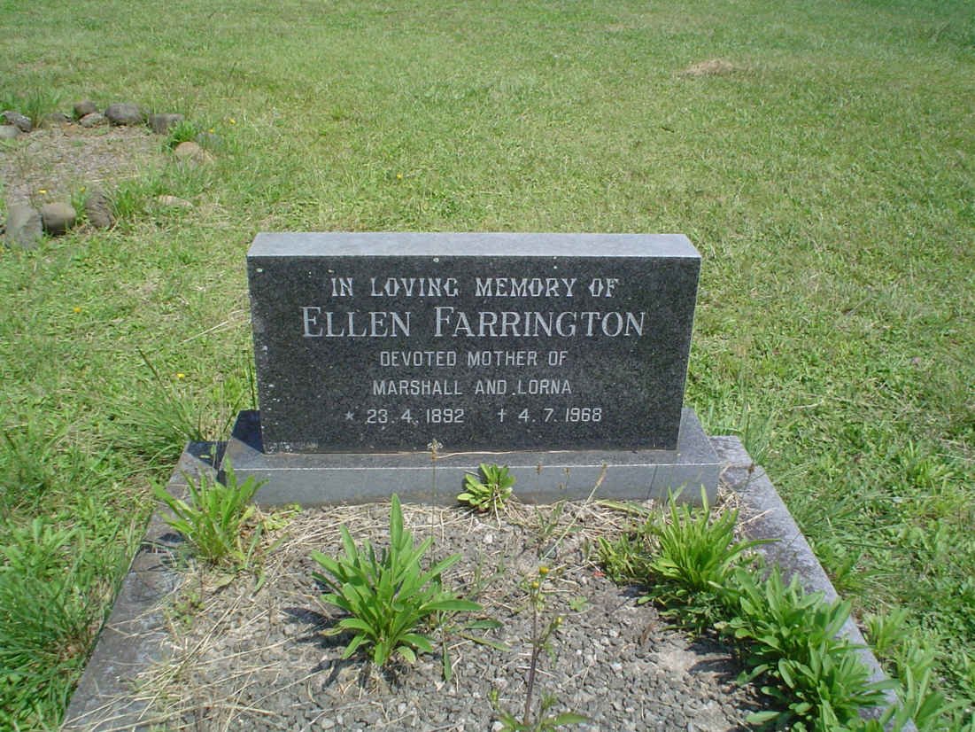 FARRINGTON Ellen 1892-1968