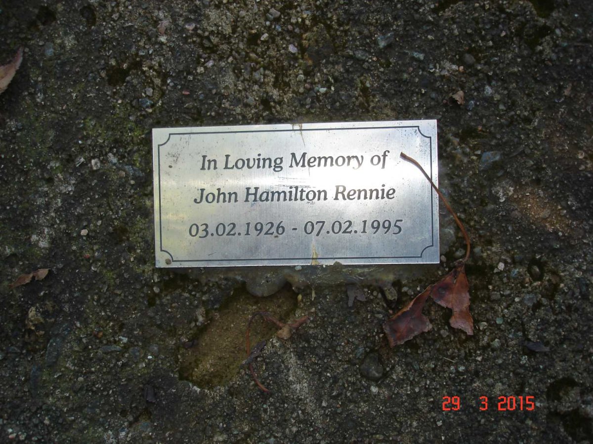 RENNIE John Hamilton 1926-1995