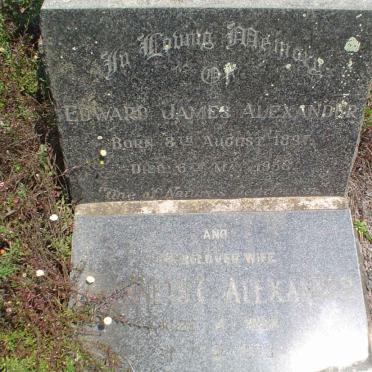 ALEXANDER Edward James 1897-1958 &amp; ??nnet 1898-1973 