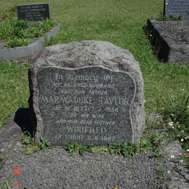 TAYLOR Marmaduke 1877-1954 &amp; Winifred 1897-1962 :: TAYLOR Geoffrey Knowles  -1944