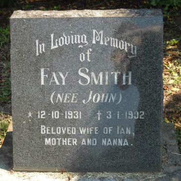 SMITH Fay nee JOHN 1931-1992