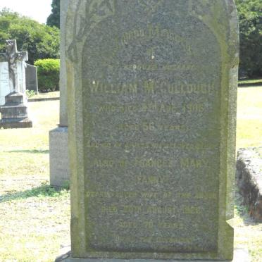 McCULLOUGH William -1906 &amp; Frances Mary -192?