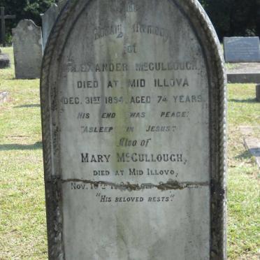 McCULLOUGH Alexander -1894 &amp; Mary -19??