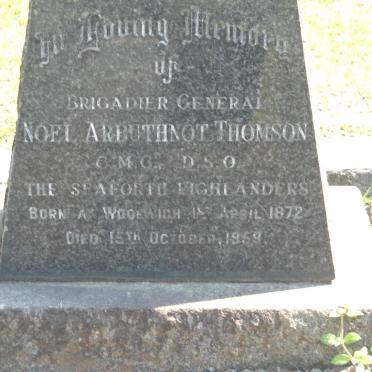 THOMSON Noel Arbuthnot 1872-1959