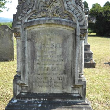 HALL Jex 1822-1902 &amp; Anne -1923