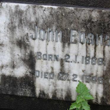 EVANS John 1868-1946