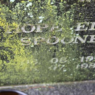 SPOONER Hope Ellis 1918-1982 :: MYBURGH Vivienne Hope 1979-1981