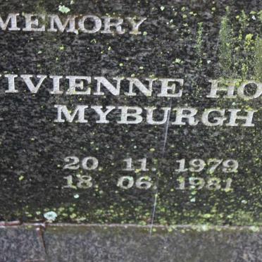 SPOONER Hope Ellis 1918-1982 :: MYBURGH Vivienne Hope 1979-1981
