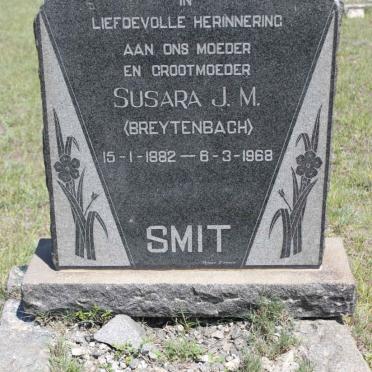 SMIT Susara J.M. nee BREYTENBACH 1882-1968