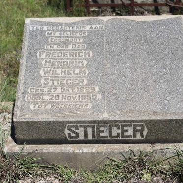 STIEGER Frederick Hendrik Wilhelm 1889-1950