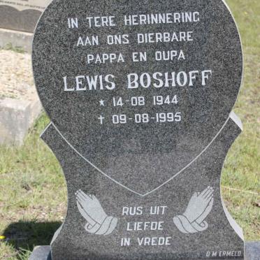 BOTES Lewis Boshoff 1944-1995