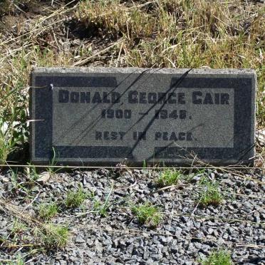 GAIR Donald George 1900-1948