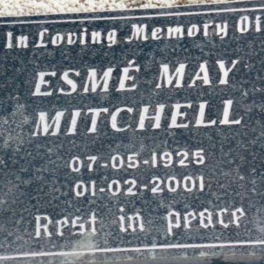 MITCHELL Esmé May 1925-2001