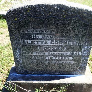 GOOSEN Aletta Cornelia -1941