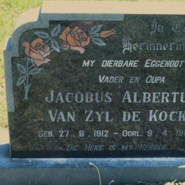 KOCK Jacobus Albertus van Zyl, de 1912-1986