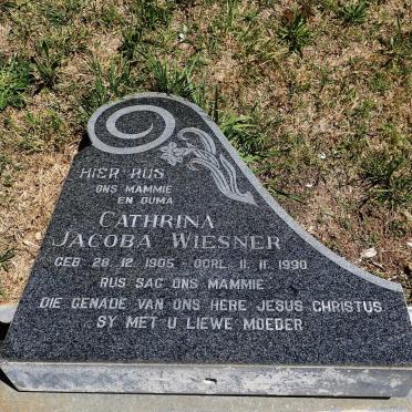 SCHOEMAN Christiaan Johannes 1898-1973 &amp; Cathrina Jacoba WIESNER 1905-1990