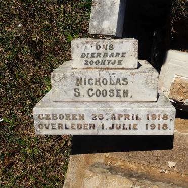 GOOSEN Nicholas S. 1918-1918