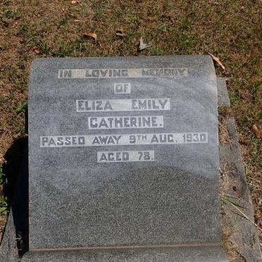 ? Eliza Emily Catherine -1930