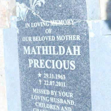 ? Mathildah Precious 1963-2011