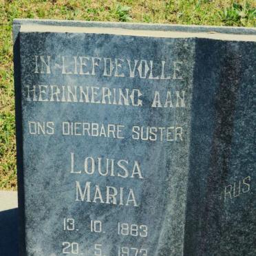 HEERDEN Louisa Maria, van 1883-1973