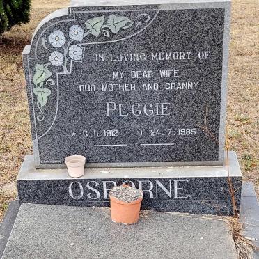 OSBORNE Peggie 1912-1985