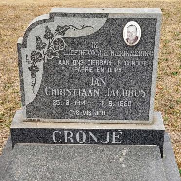 CRONJÉ Jan Christiaan Jacobus 1914-1980