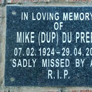PREEZ Mike, du 1924-2009