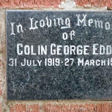 EDDS Colin George 1919-1987