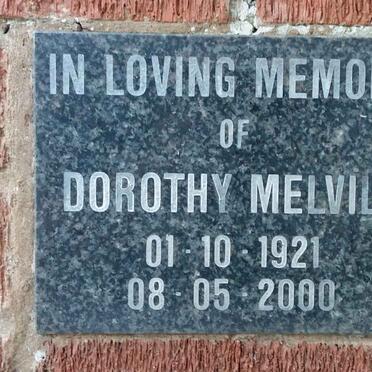 MELVILL Dorothy 1921-2000