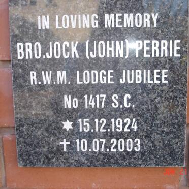 PERRIE Jock 1924-2003