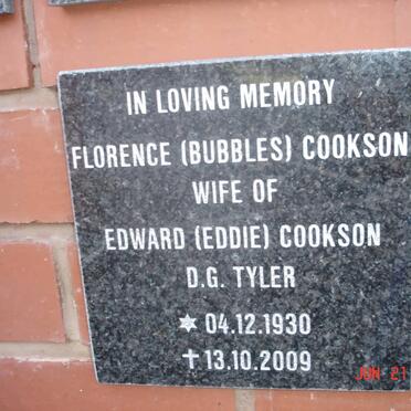 COOKSON Florence 1930-2009