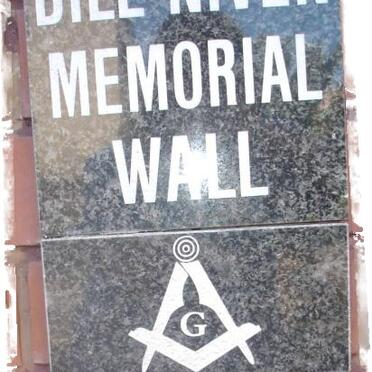 1. Bill Niven Memorial wall