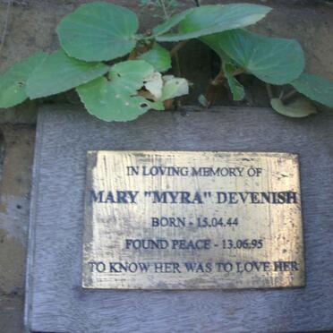 DEVENISH Mary 1944-1995