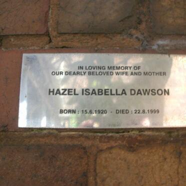 DAWSON Hazel Isabella 1920-1999