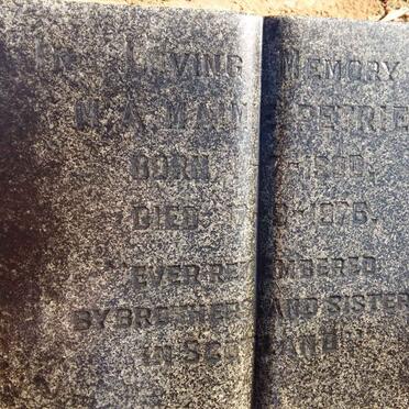 PETRIE M.A. Maimie 1900-1976