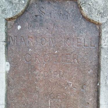 CROZIER Marion Kiell