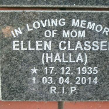 CLASSEN Ellen 1935-2014