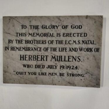 MULLENS Herbert -1924