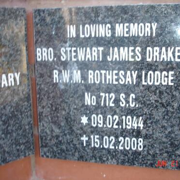 DRAKETT Stewart James 1944-2008