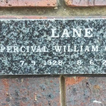 LANE Percival William George 1928-2007