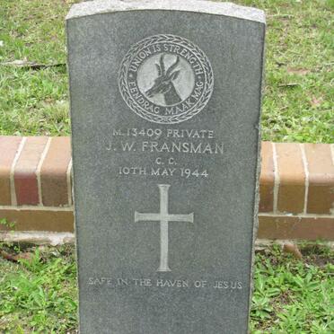 FRANSMAN J. W. - M13409