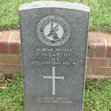 McCARTHY P. -1942