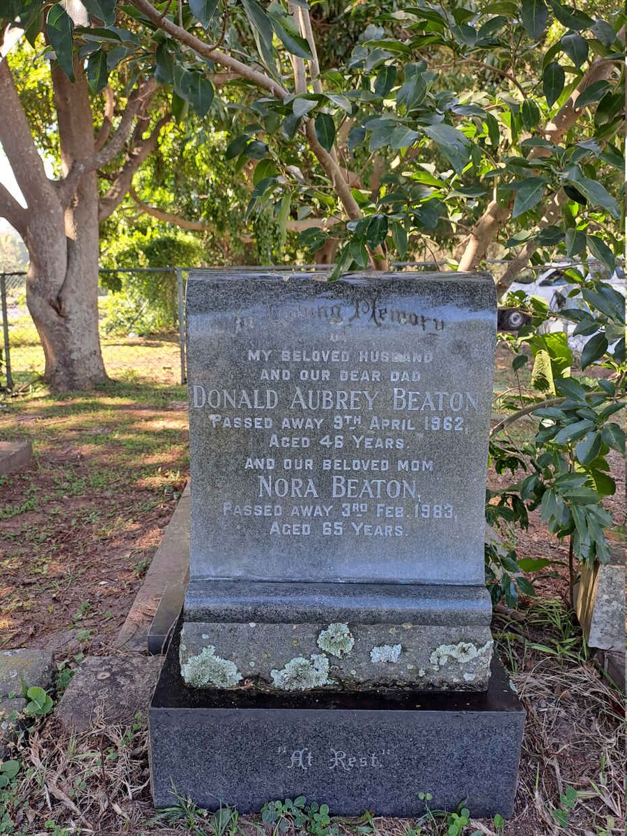 BEATON Donald Aubrey -1962 & Nora -1983