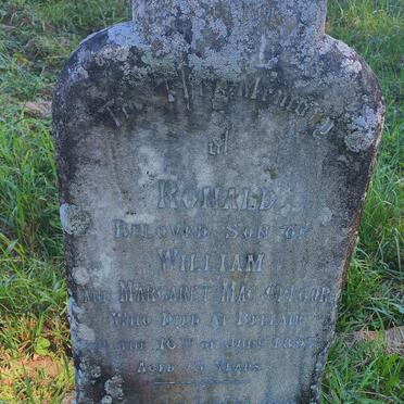 MACGREGOR Ronald -1897