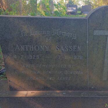 SASSEN Anthony 1925-1976