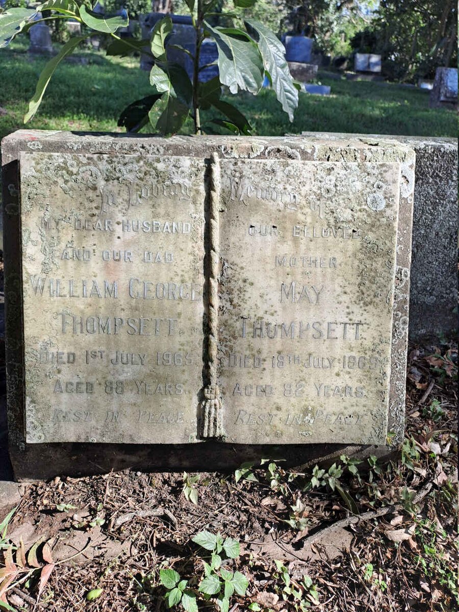 THOMPSETT William George -1965 & May -1969