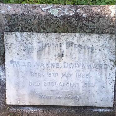 DOWNWARD Mary Anne 1889-1951